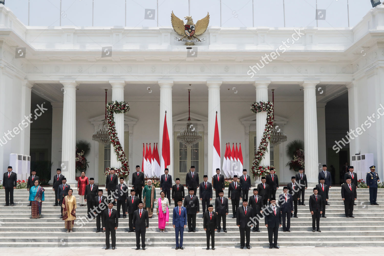 Indonesian President Joko Widodo L Vice Editorial Stock Photo Stock