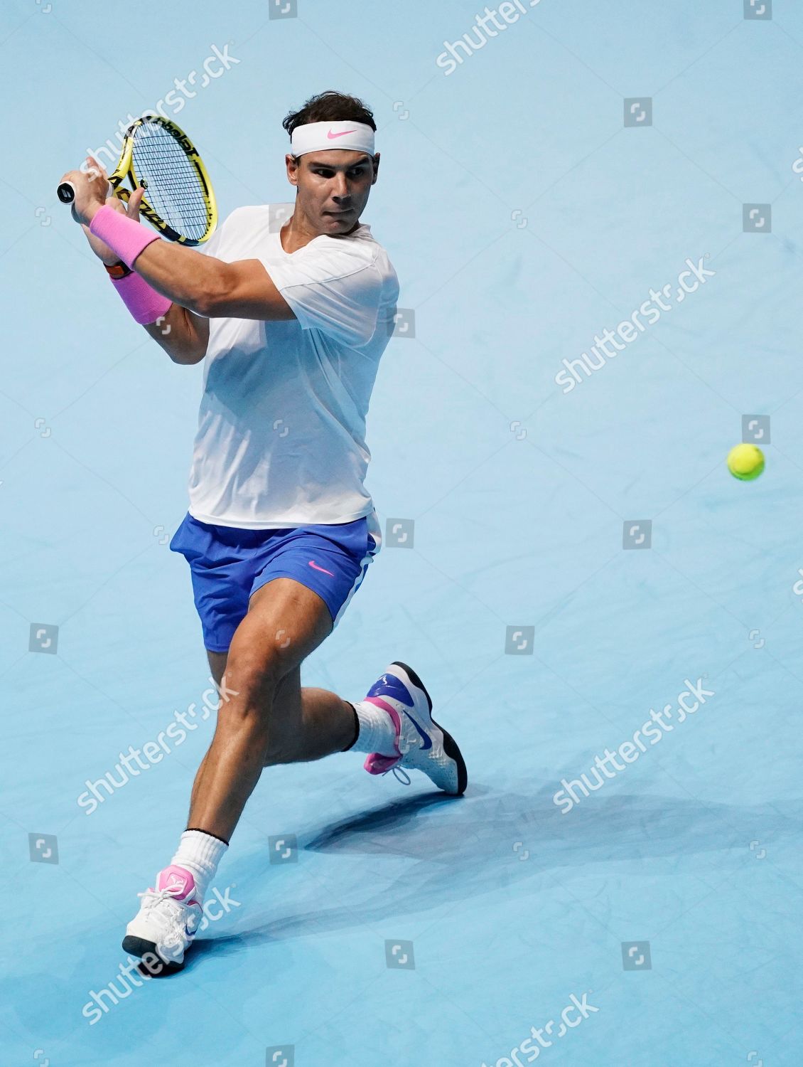 Rafael Nadal Spain Returns Stefanos Tsitsipas Editorial Stock Photo