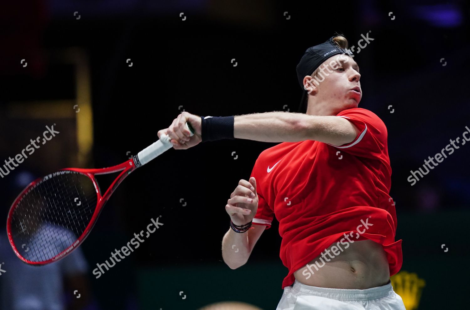 Canadas Denis Shapovalov Action Against Russia Editorial Stock Photo