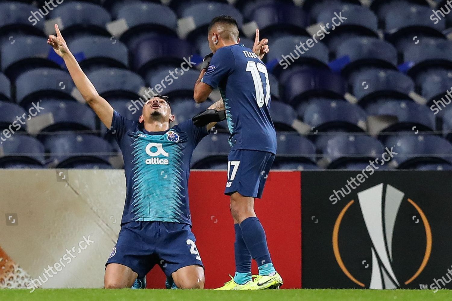 Fc Portos Tiquinho Soares L Celebrates Editorial Stock Photo Stock