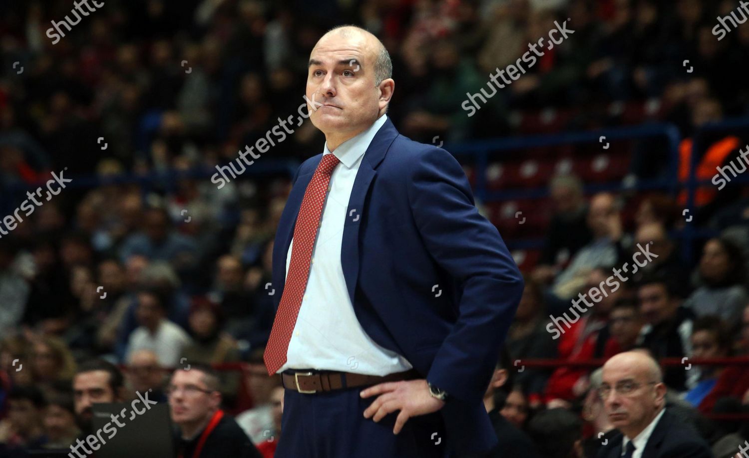 Valencia Baskets Head Coach Jaume Ponsarnau Editorial Stock Photo