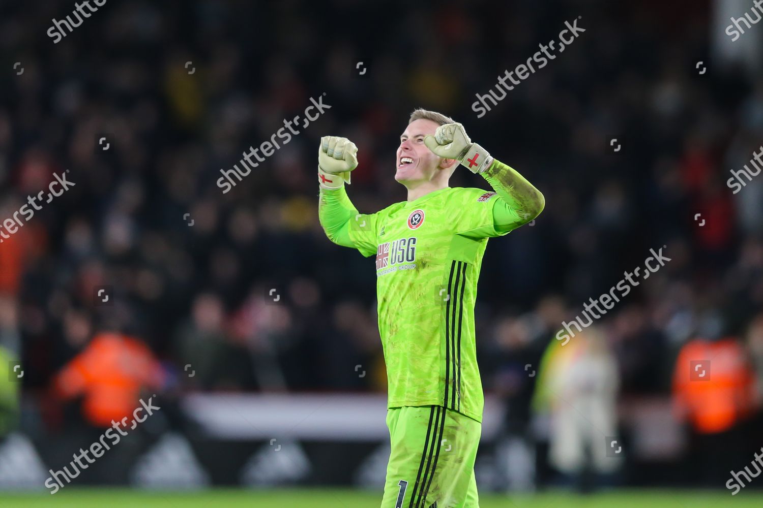 Sheffield United Goalkeeper Dean Henderson 1 Editorial Stock Photo