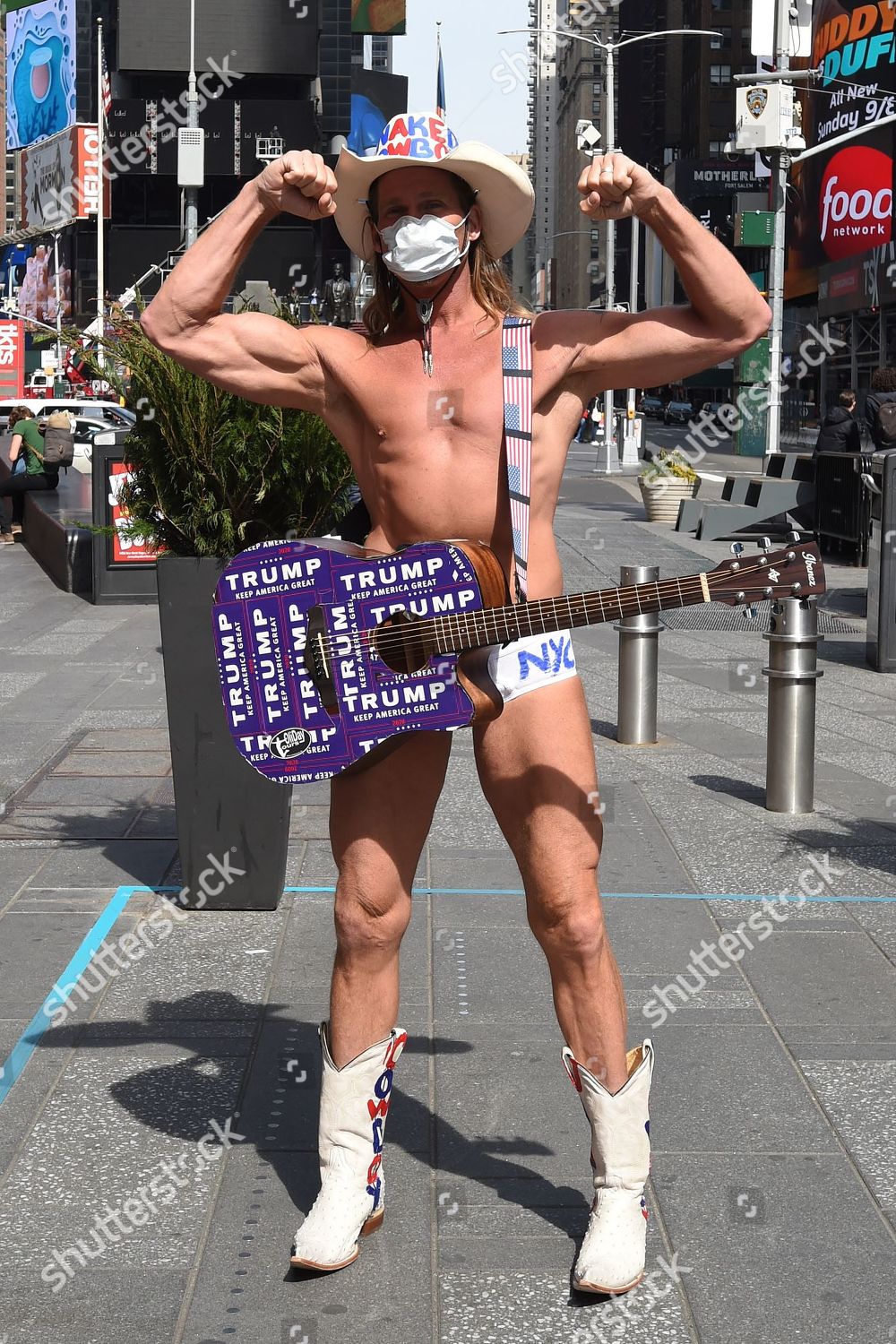 Naked Cowboy Times Square Editorial Stock Photo Stock Image