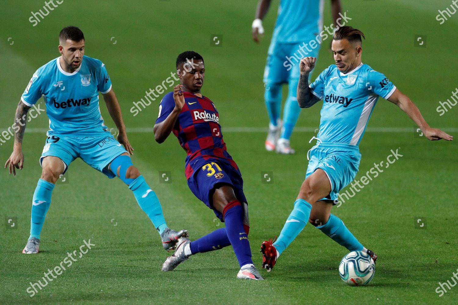 Fc Barcelonas Ansu Fati C Action Editorial Stock Photo Stock Image