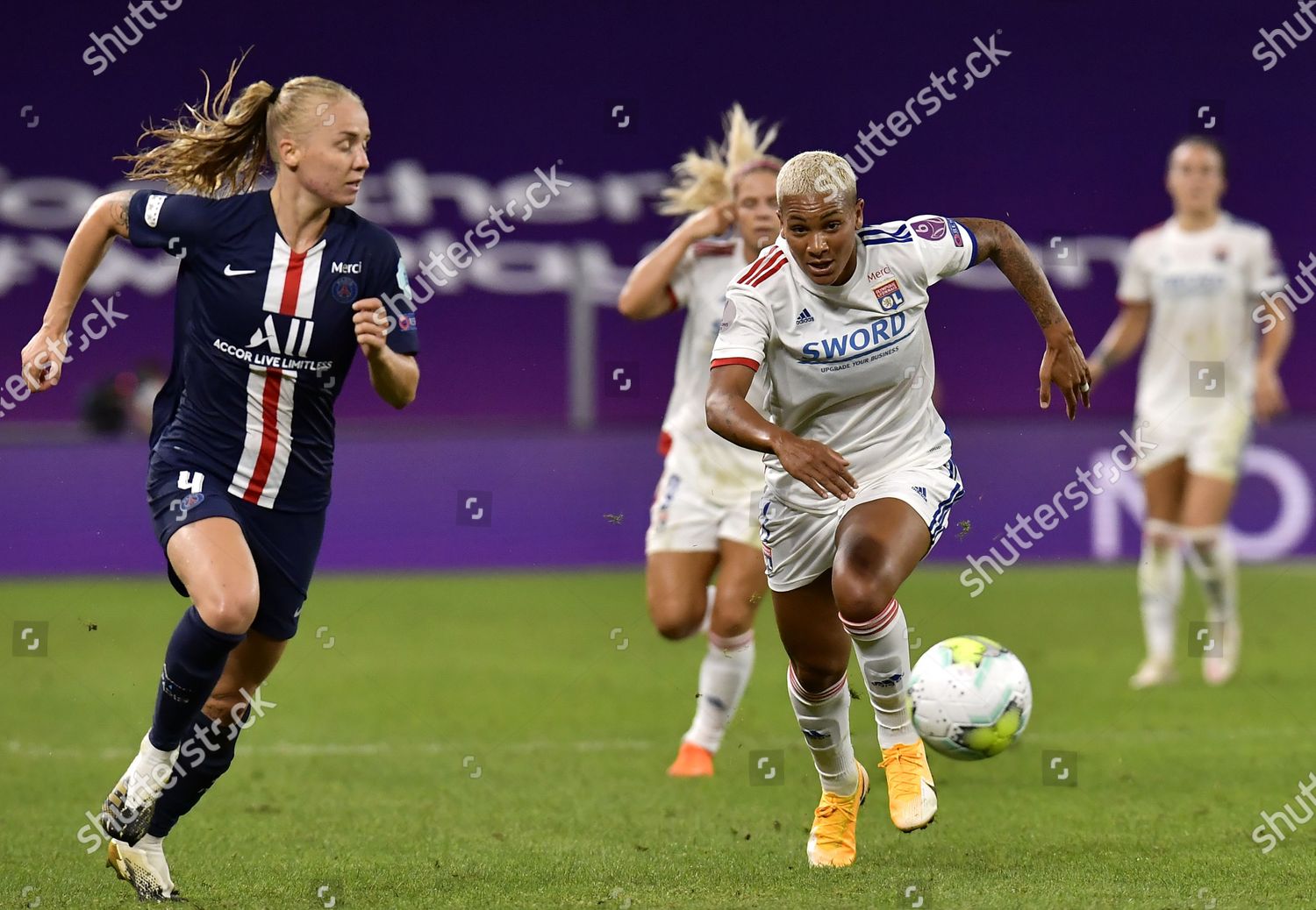 Paulina Dudek L Psg Action Against Editorial Stock Photo Stock Image