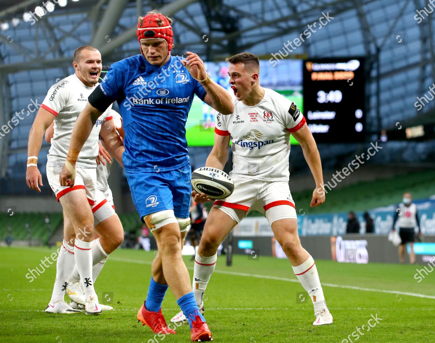 Leinster Vs Ulster Ulsters James Hume Editorial Stock Photo Stock