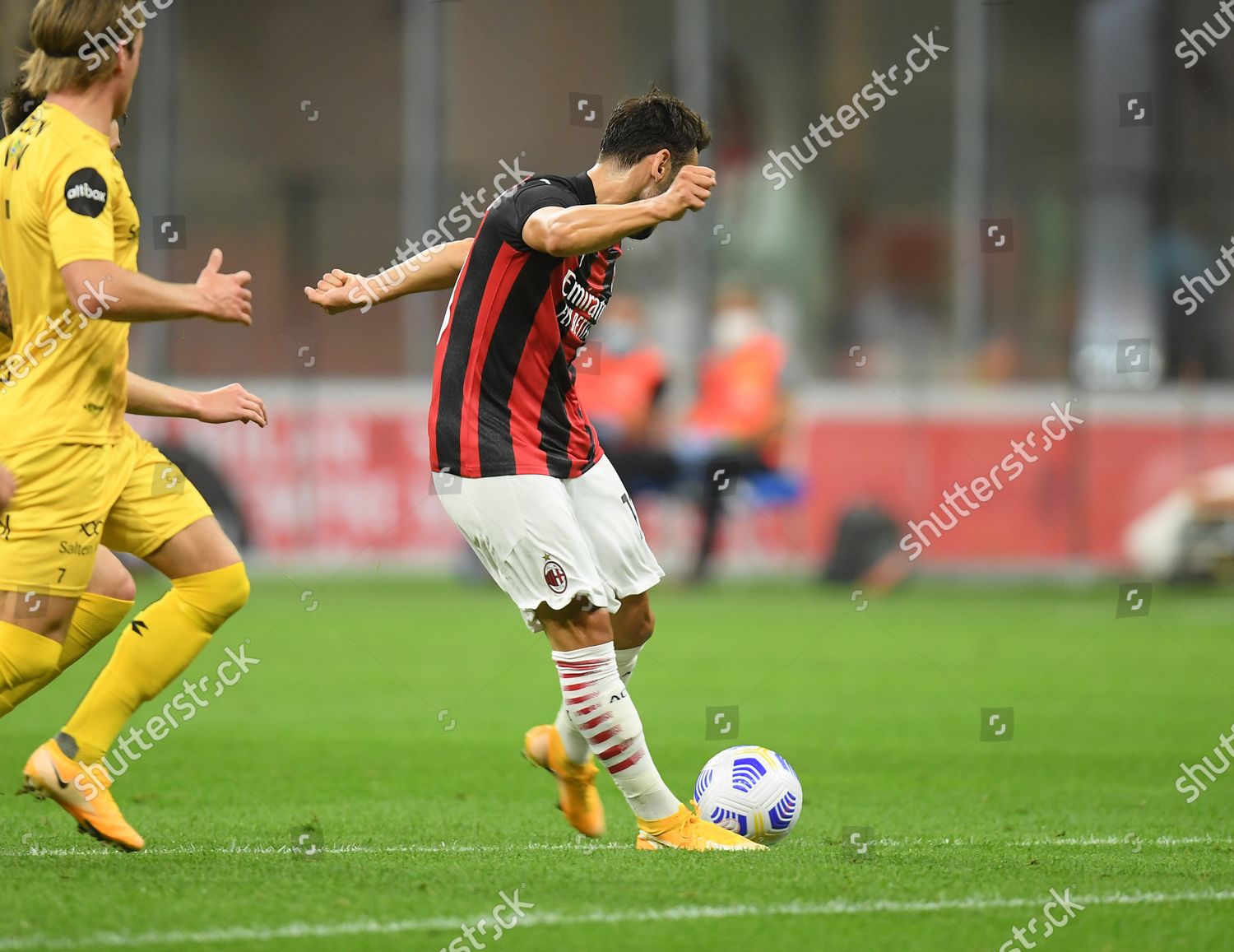 Ac Milans Hakan Calhanoglu Scores His Editorial Stock Photo Stock