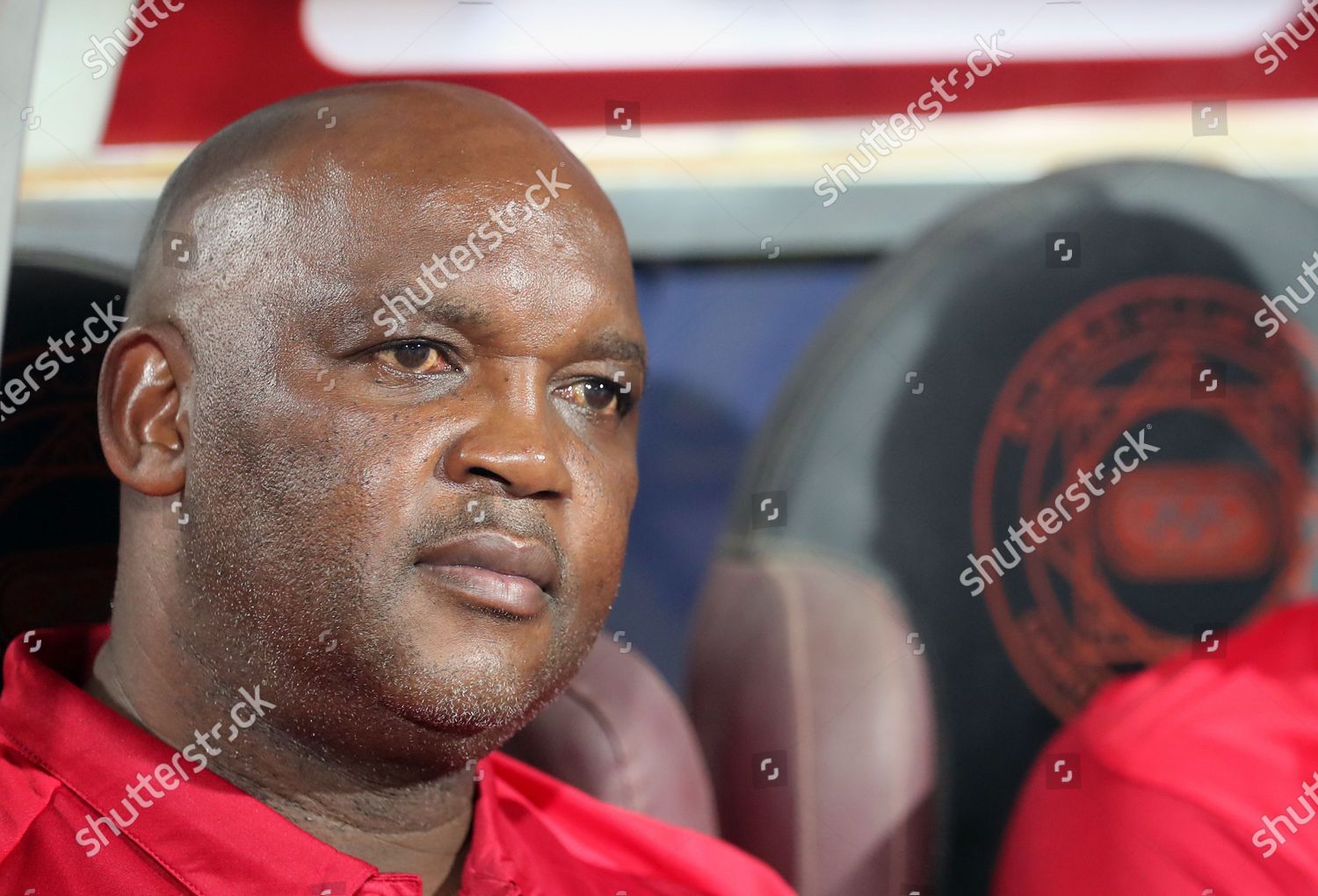 South African Pitso Mosimane New Head Editorial Stock Photo Stock