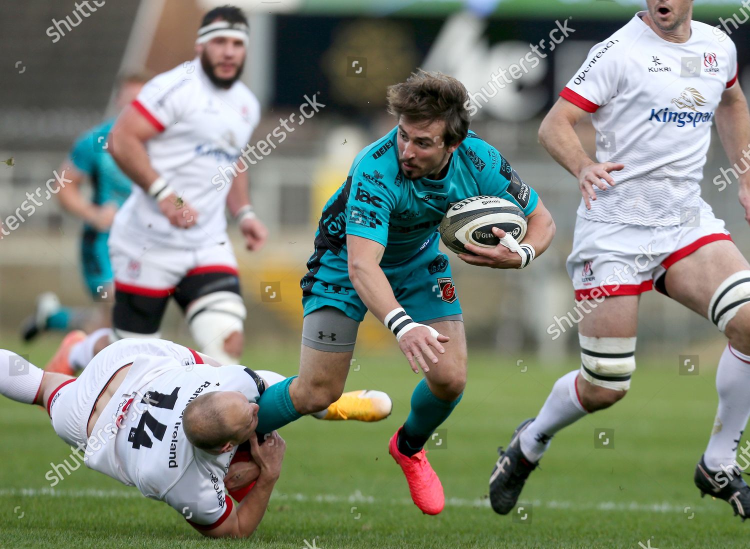 Ulster Vs Dragons Ulsters Matt Faddes Editorial Stock Photo Stock