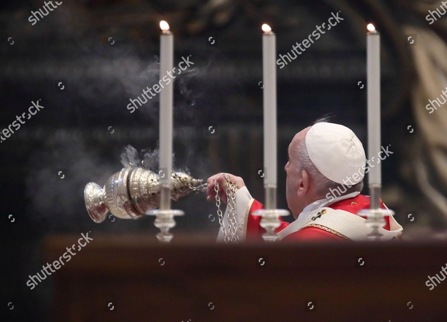 Holy Mass Repose Souls Cardinals Bishops Editorial Stock Photo Stock