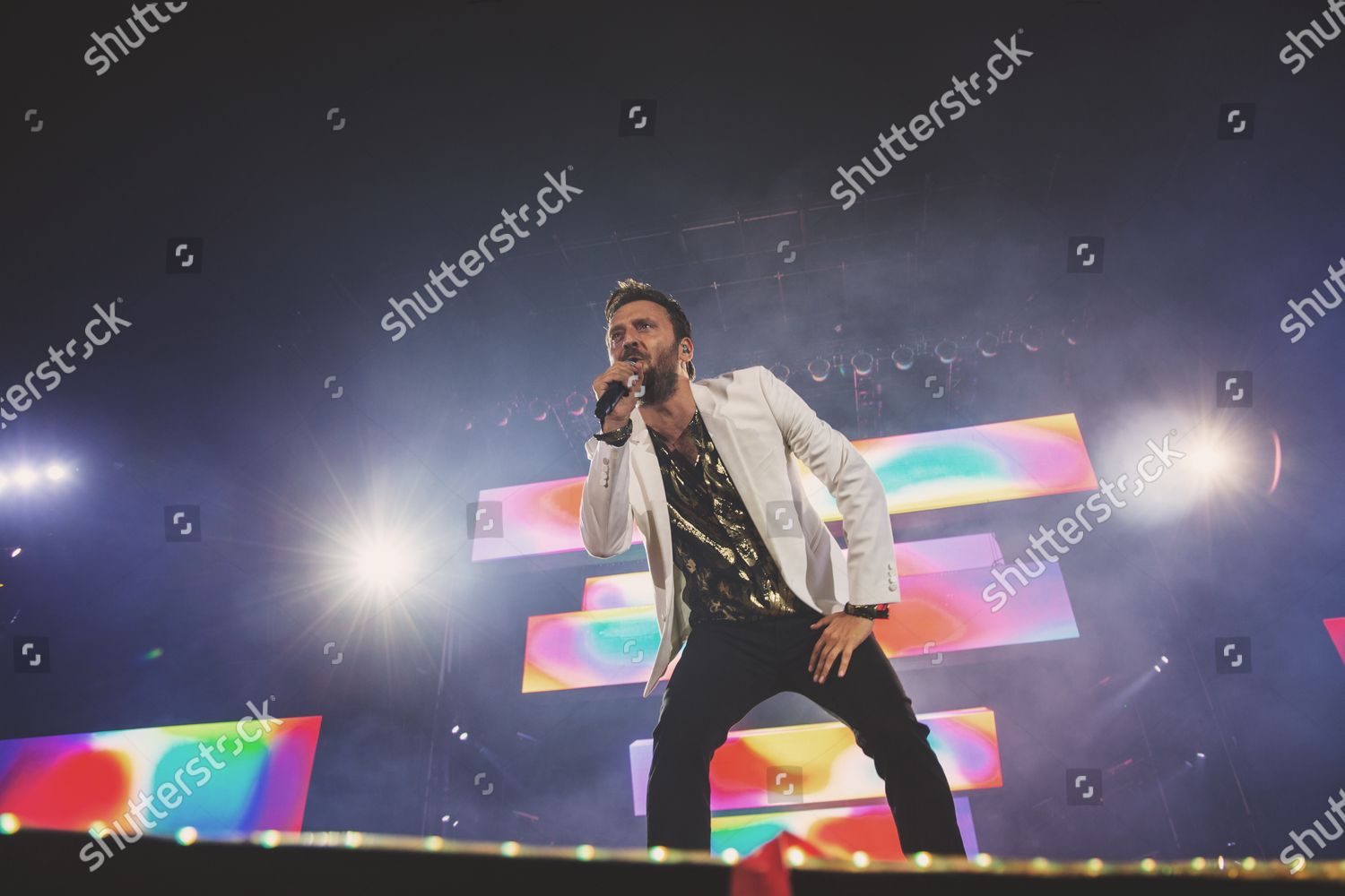 Cesare Cremonini Performs On Stage Olimpico Editorial Stock Photo