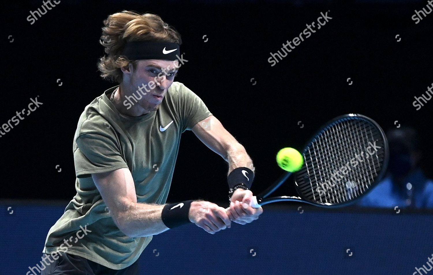 Andrey Rublev Russia Returns Rafael Nadal Editorial Stock Photo Stock