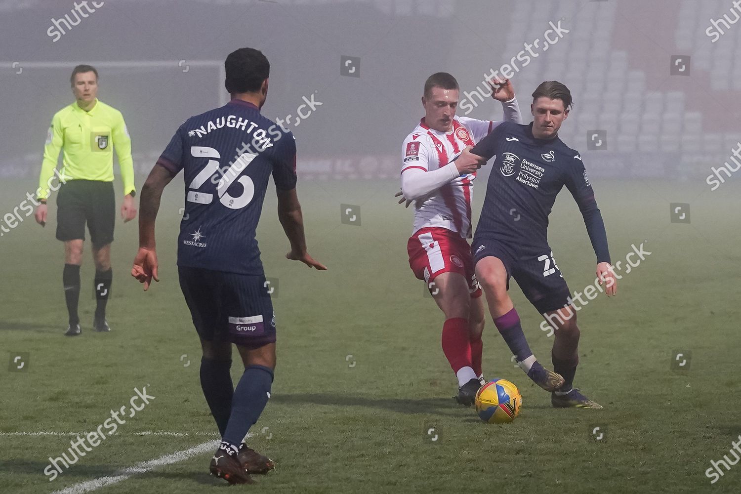 Luke Norris Stevenage Battles Kyle Editorial Stock Photo Stock