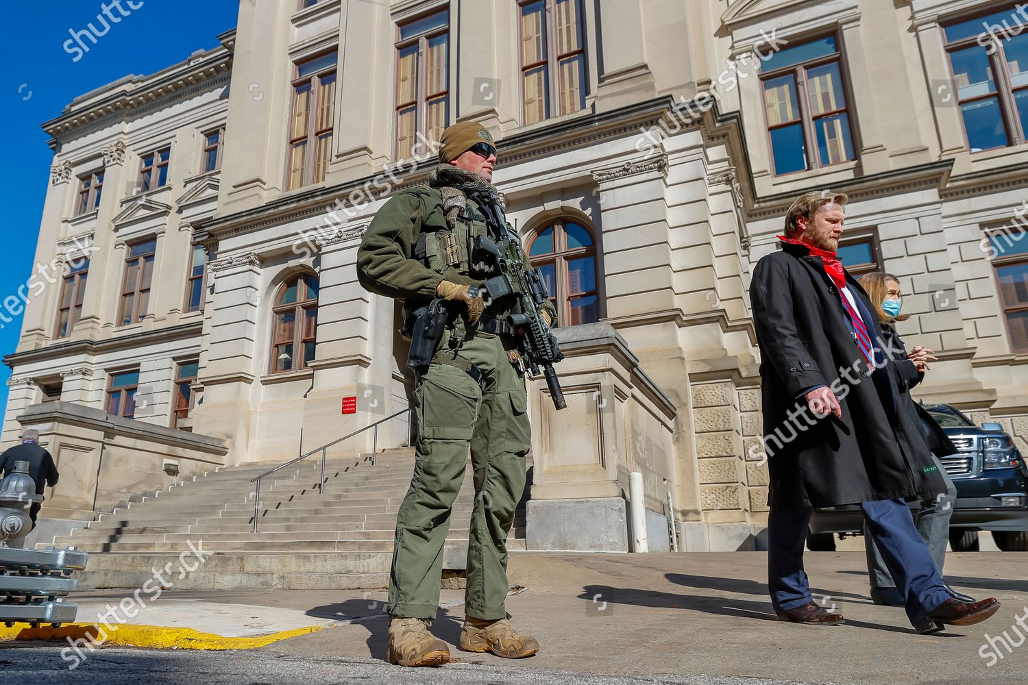 MEMBER GEORGIA STATE PATROL SWAT TEAM Editorial Stock Photo Stock