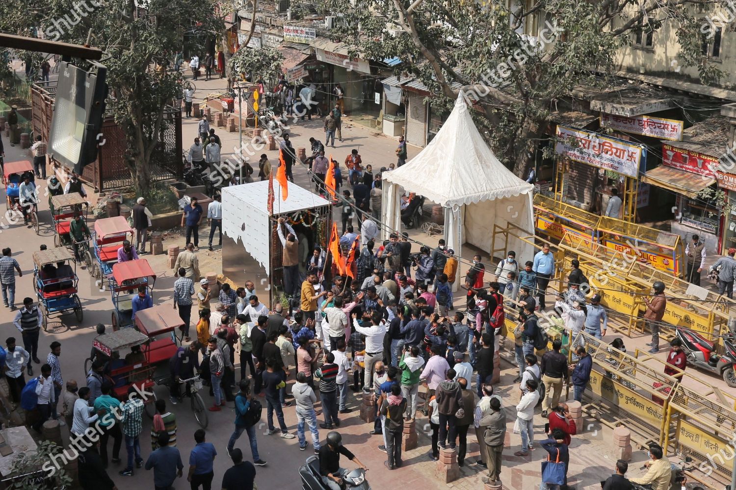 Veiw Hanuman Temple That Demolished By Editorial Stock Photo Stock