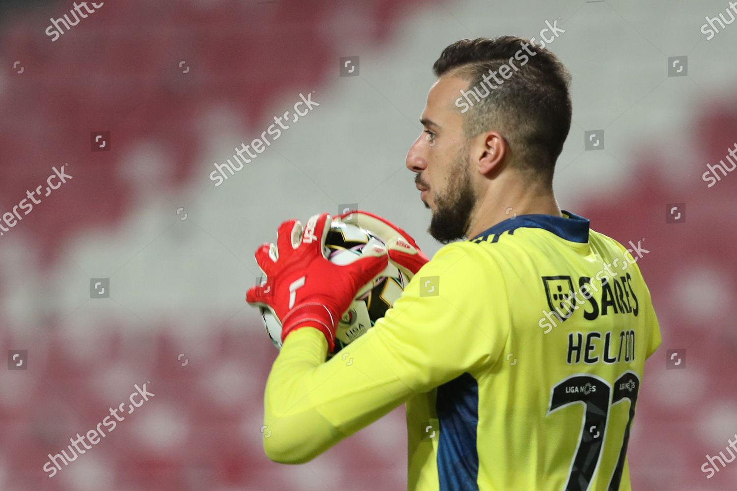 Benfica S Goalkeeper Helton Leite Action During Editorial Stock Photo