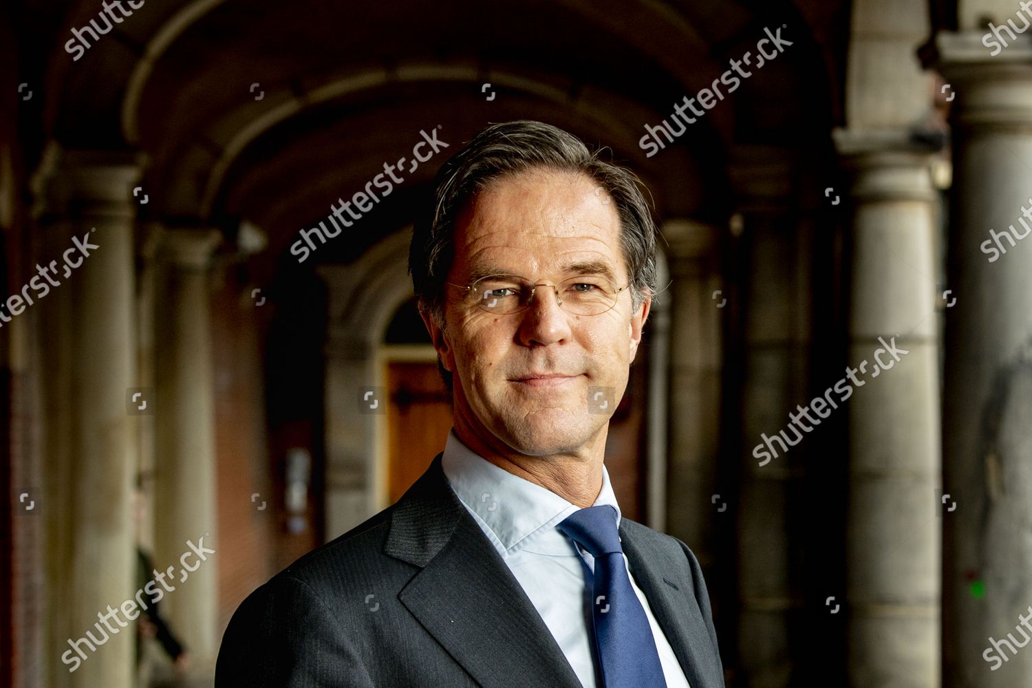 Portrait Mark Rutte Prime Minister Party Editorial Stock Photo Stock