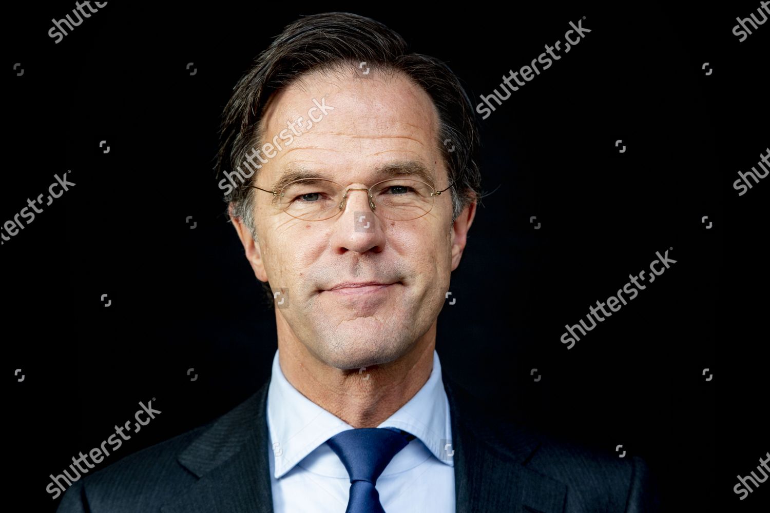 Portrait Mark Rutte Prime Minister Party Editorial Stock Photo Stock