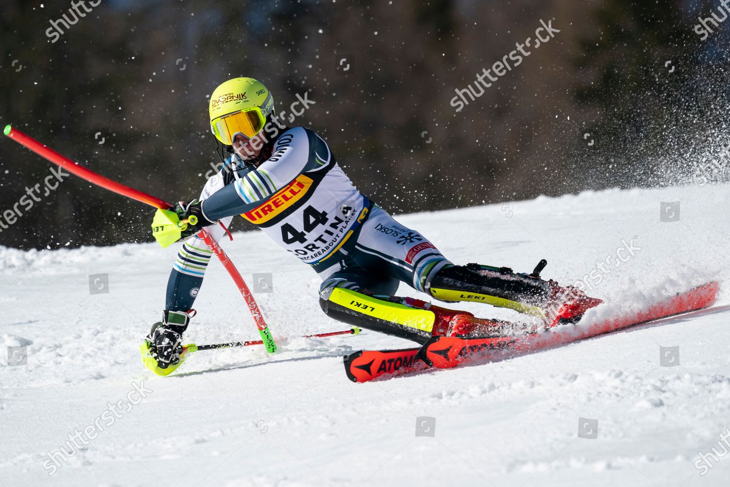 Dvornik Aljaz Slo Competing Telepass Fis Editorial Stock Photo Stock