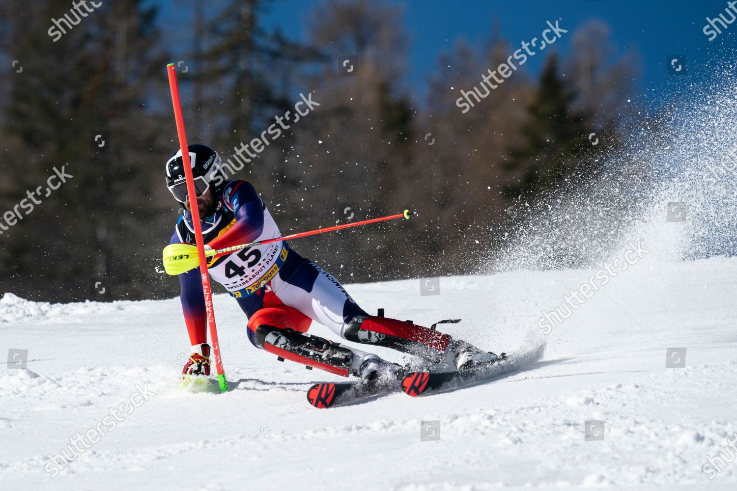 Salarich Joaquim Esp Competing Telepass Fis Editorial Stock Photo