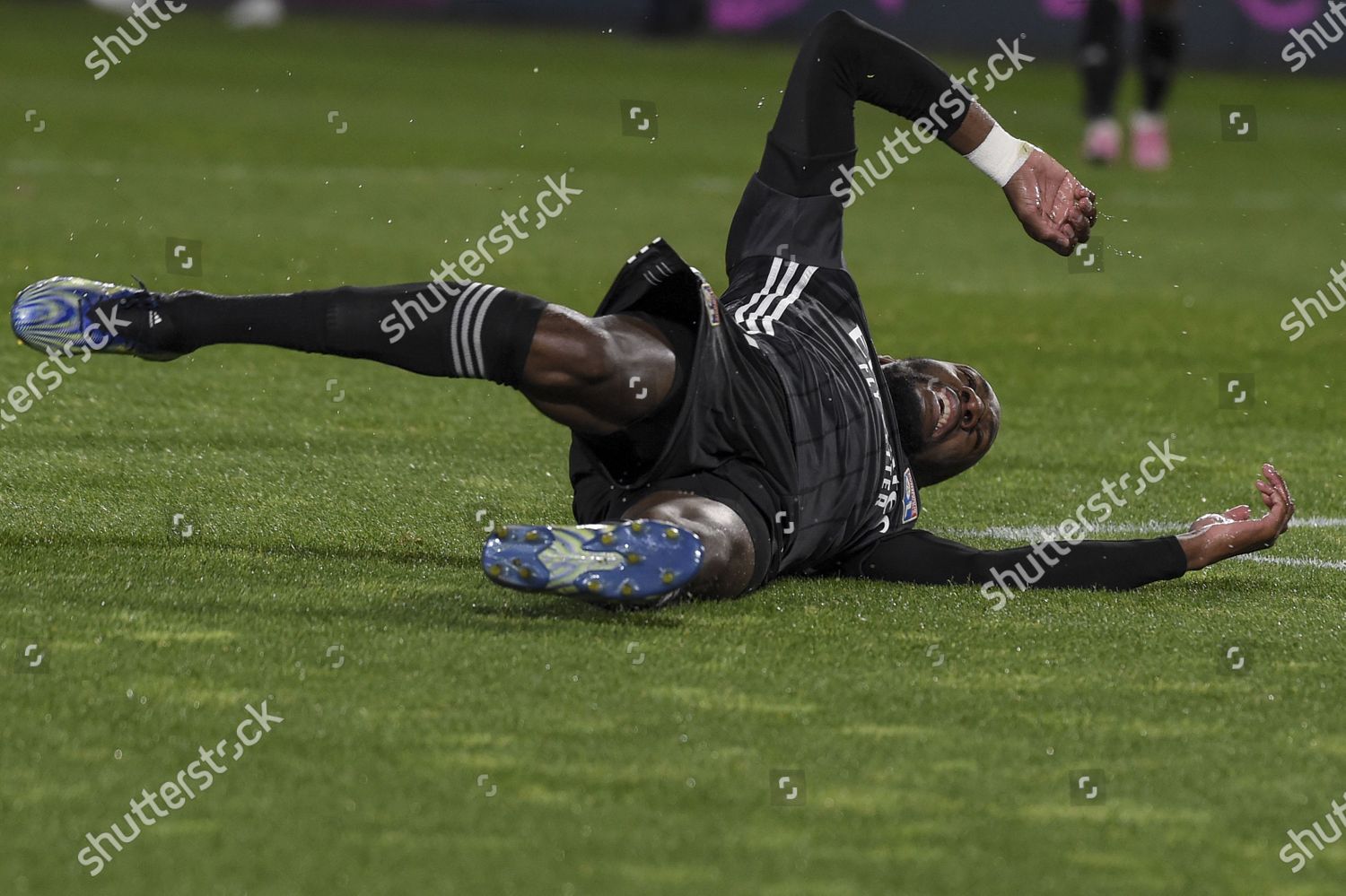 Lyons Cameroonian Forward Karl Toko Ekambi Editorial Stock Photo