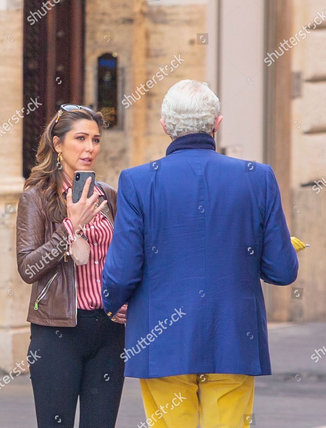 Michael Nouri Eleonora Pieroni Editorial Stock Photo Stock Image