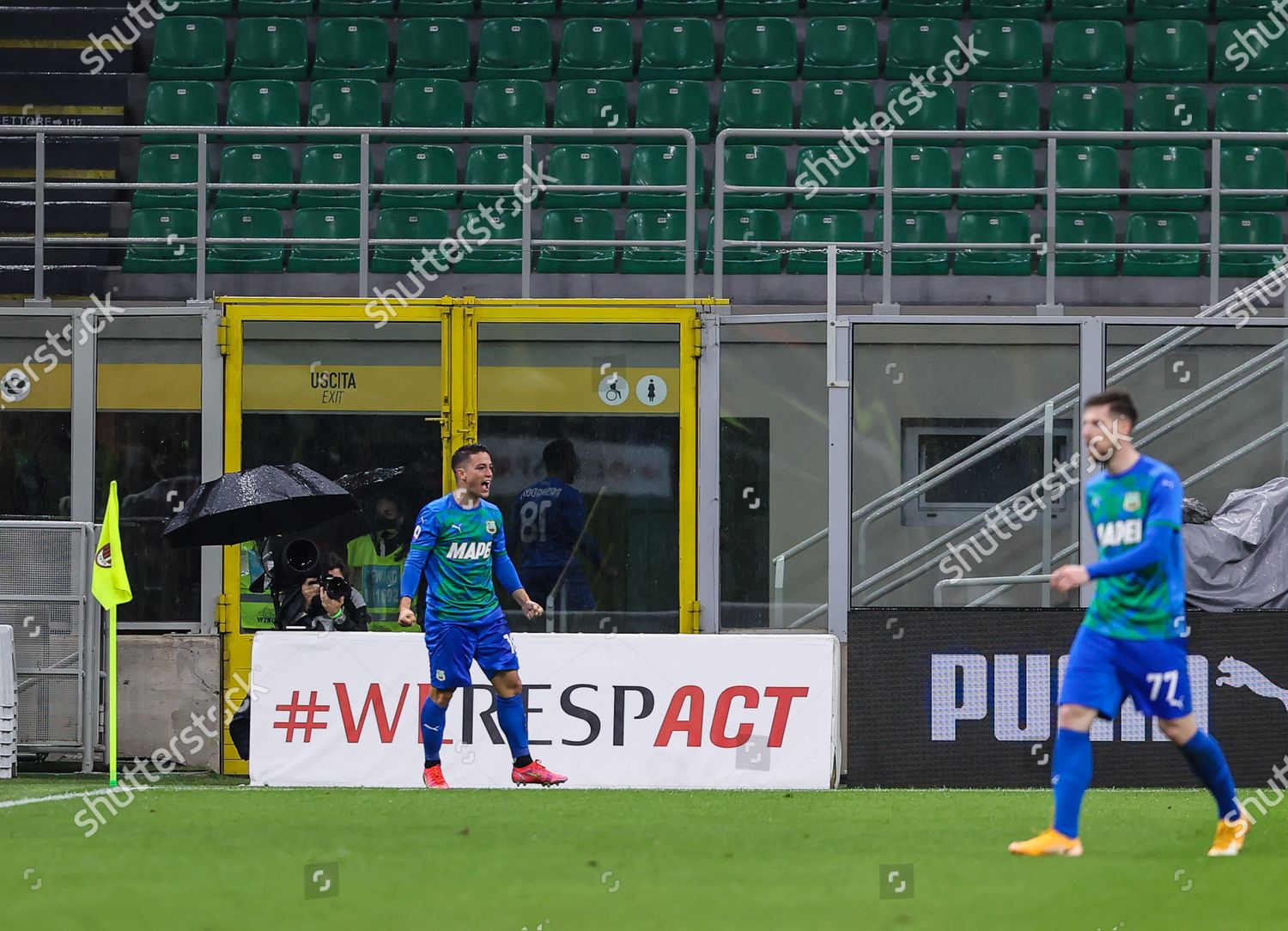 Giacomo Raspadori Us Sassuolo Celebrates After Editorial Stock Photo