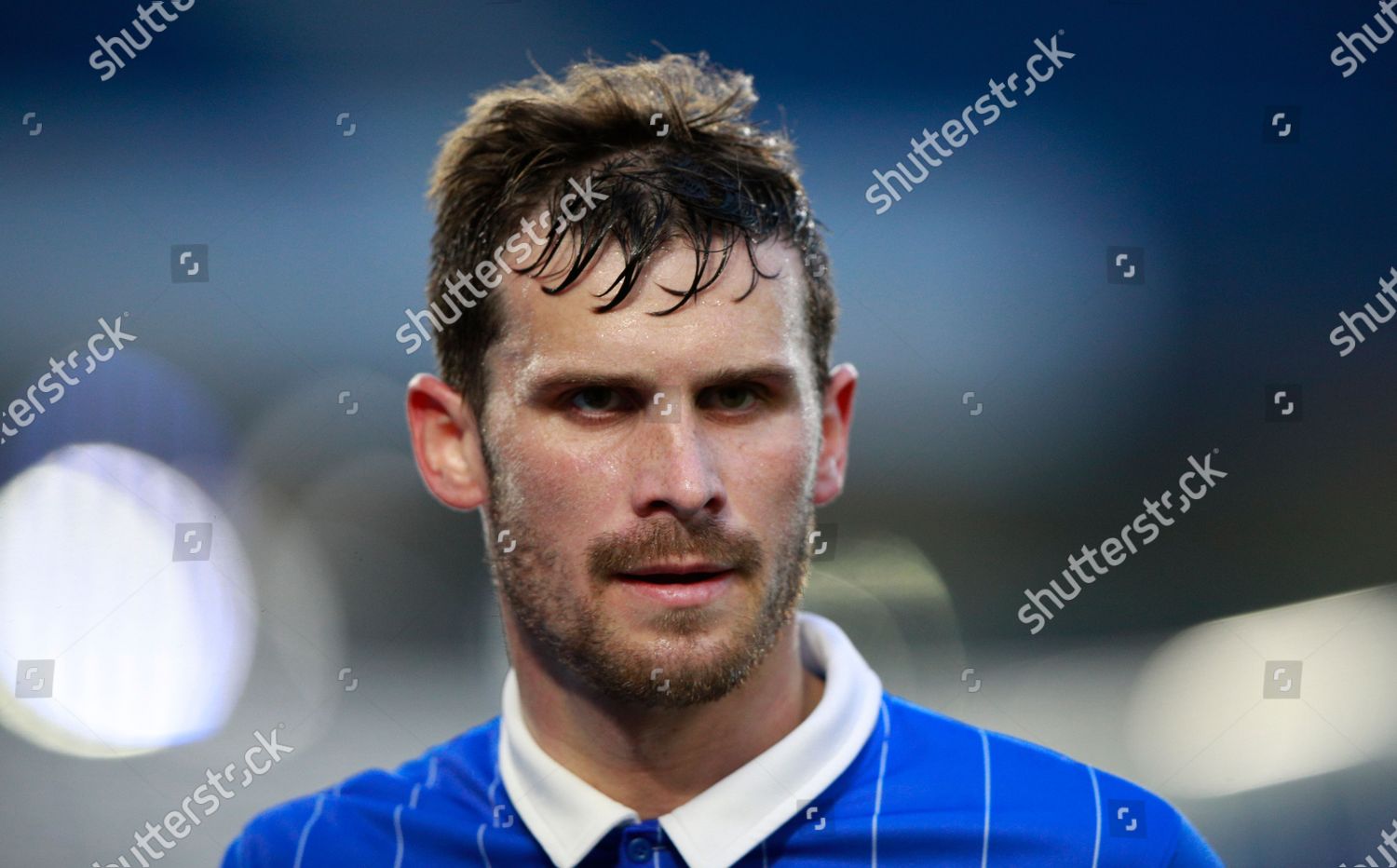 Brightons Pascal Gross Reacts During English Editorial Stock Photo