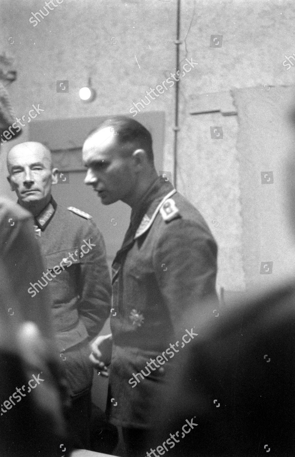 Bernhard Ramcke L Surrendering During Battle Editorial Stock Photo