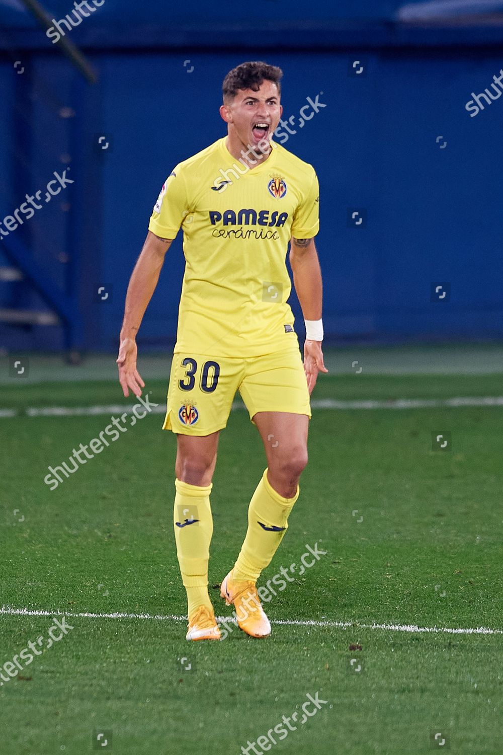 Jeremy Pino Villarreal Celebrates After Scoring Editorial Stock Photo