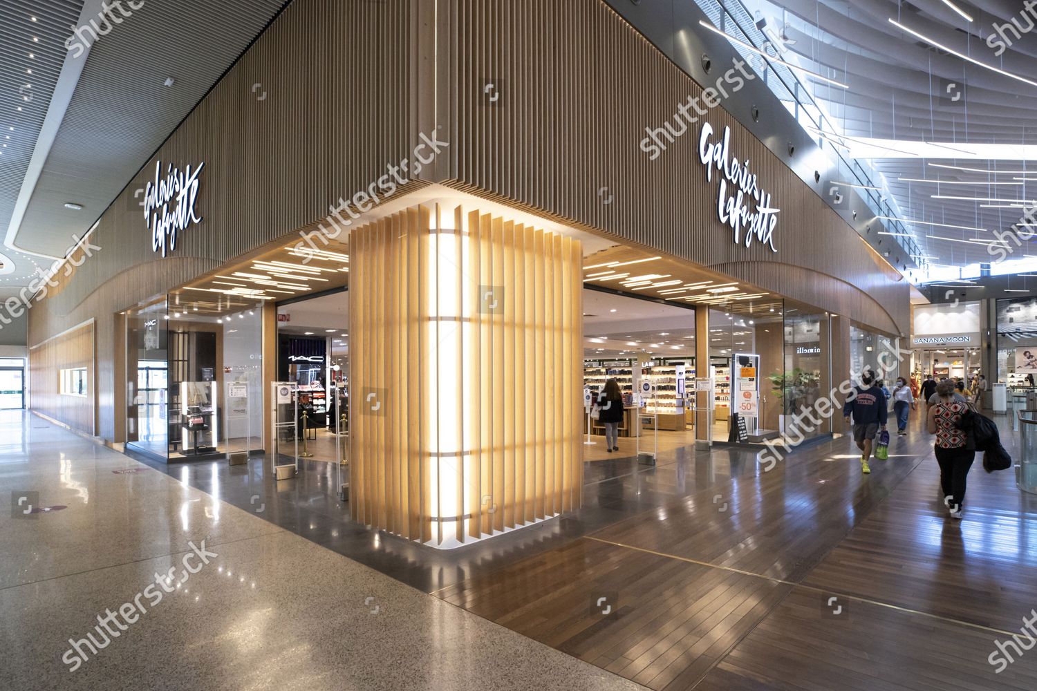 Galeries Lafayette Reopening Cap One Editorial Stock Photo Stock