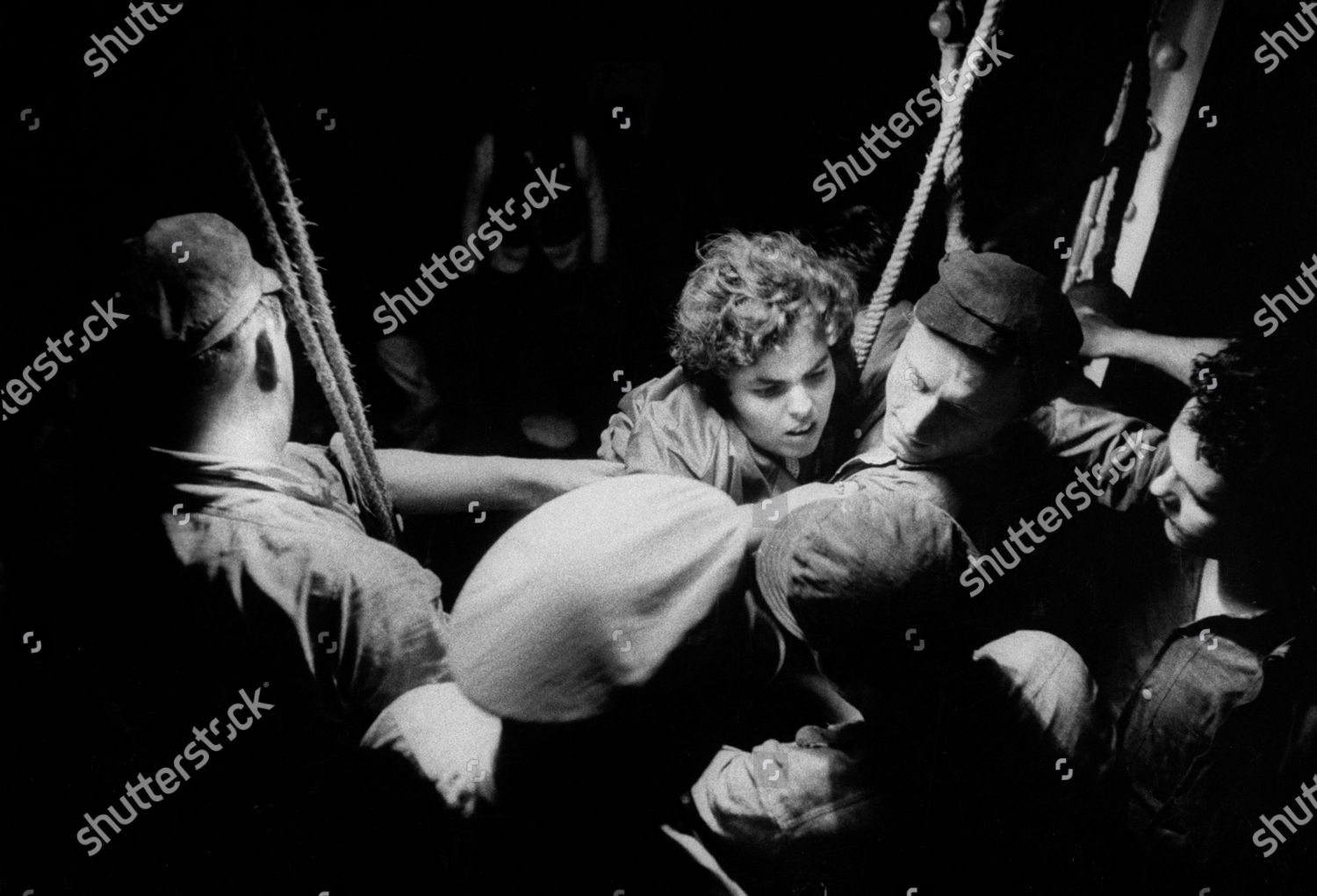 Survivors Sinking Italian Liner Andrea Doria Editorial Stock Photo