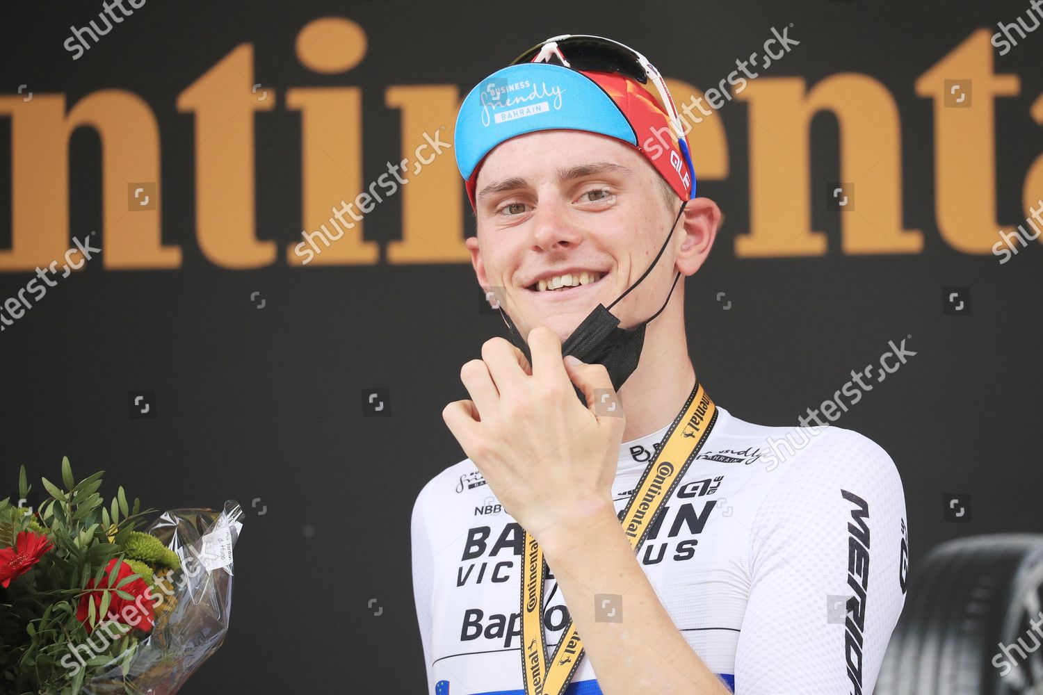 Slovenian Rider Matej Mohoric Bahrain Victorious Editorial Stock Photo