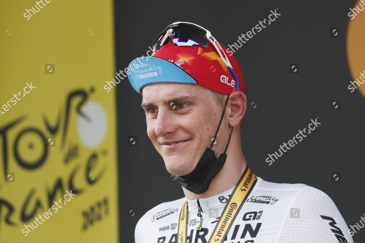 Slovenian Rider Matej Mohoric Bahrain Victorious Editorial Stock Photo