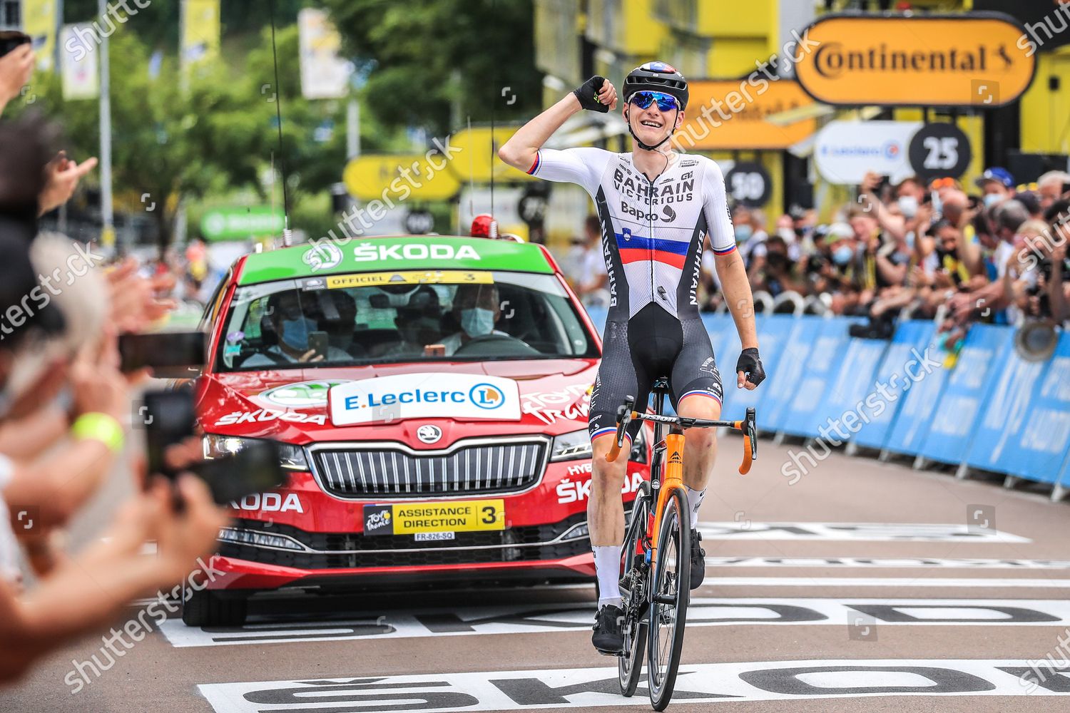 Slovenian Rider Matej Mohoric Bahrain Victorious Editorial Stock Photo