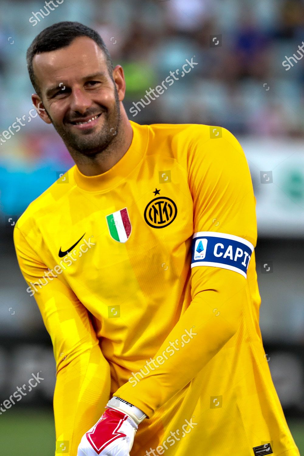 Samir Handanovic Fc Internazionale Looks On Editorial Stock Photo