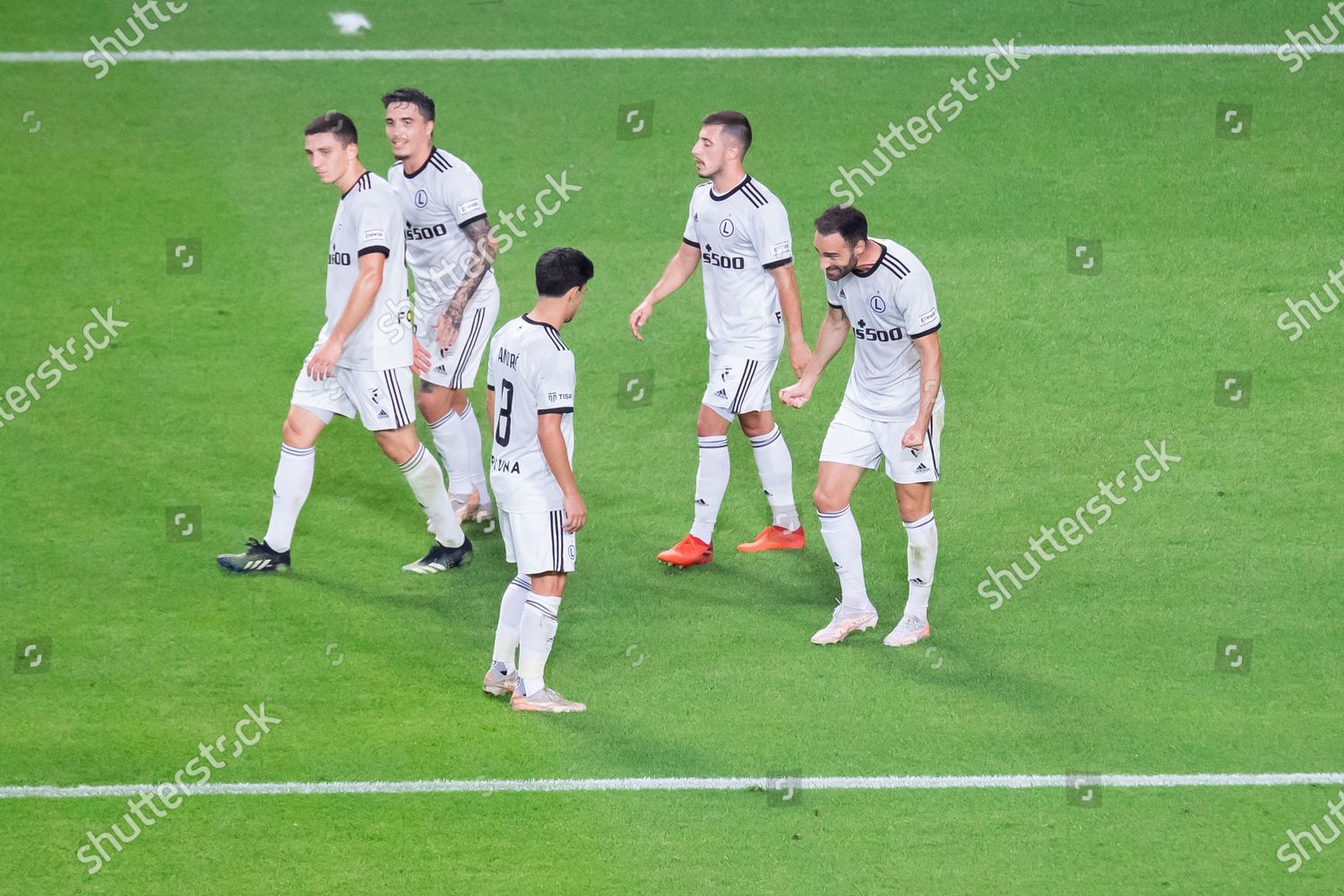 Andre Martins Rafael Lopes Legia Celebrate Editorial Stock Photo