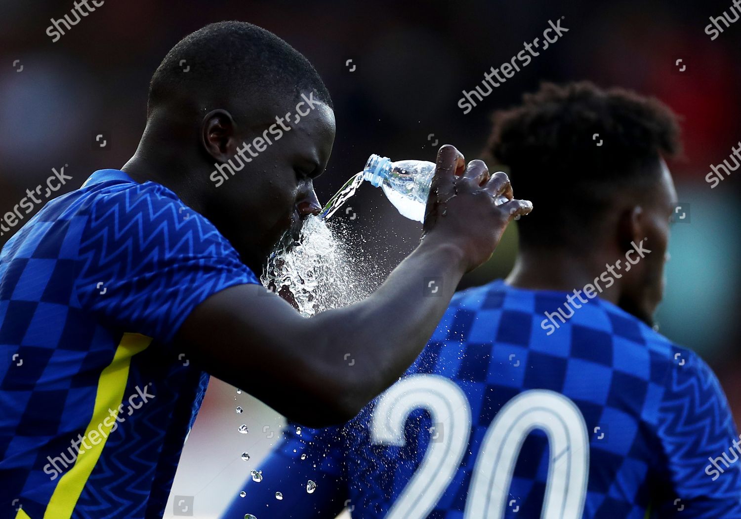 Malang Sarr Chelsea Splashes His Face Editorial Stock Photo Stock