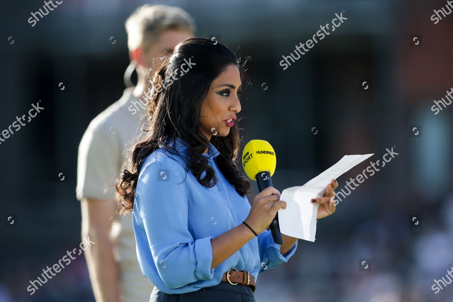 Isa Guha Presents Bbc S Coverage Hundred Editorial Stock Photo Stock