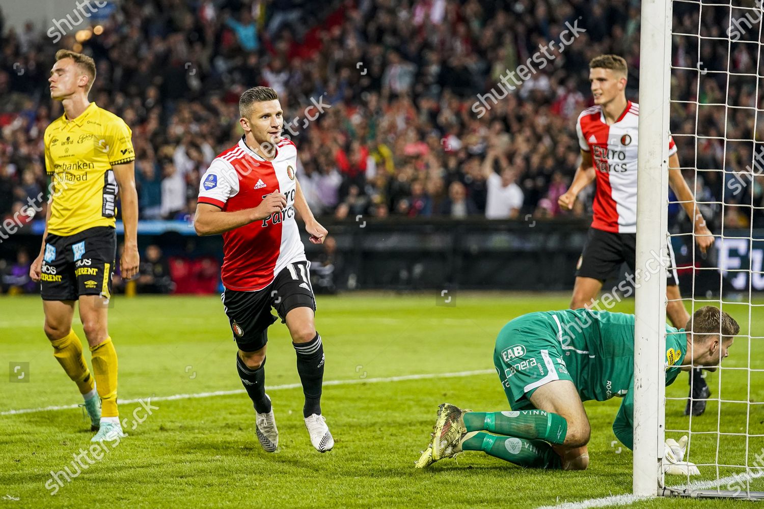 Bryan Linssen Feyenoord Scores 50 During Editorial Stock Photo Stock