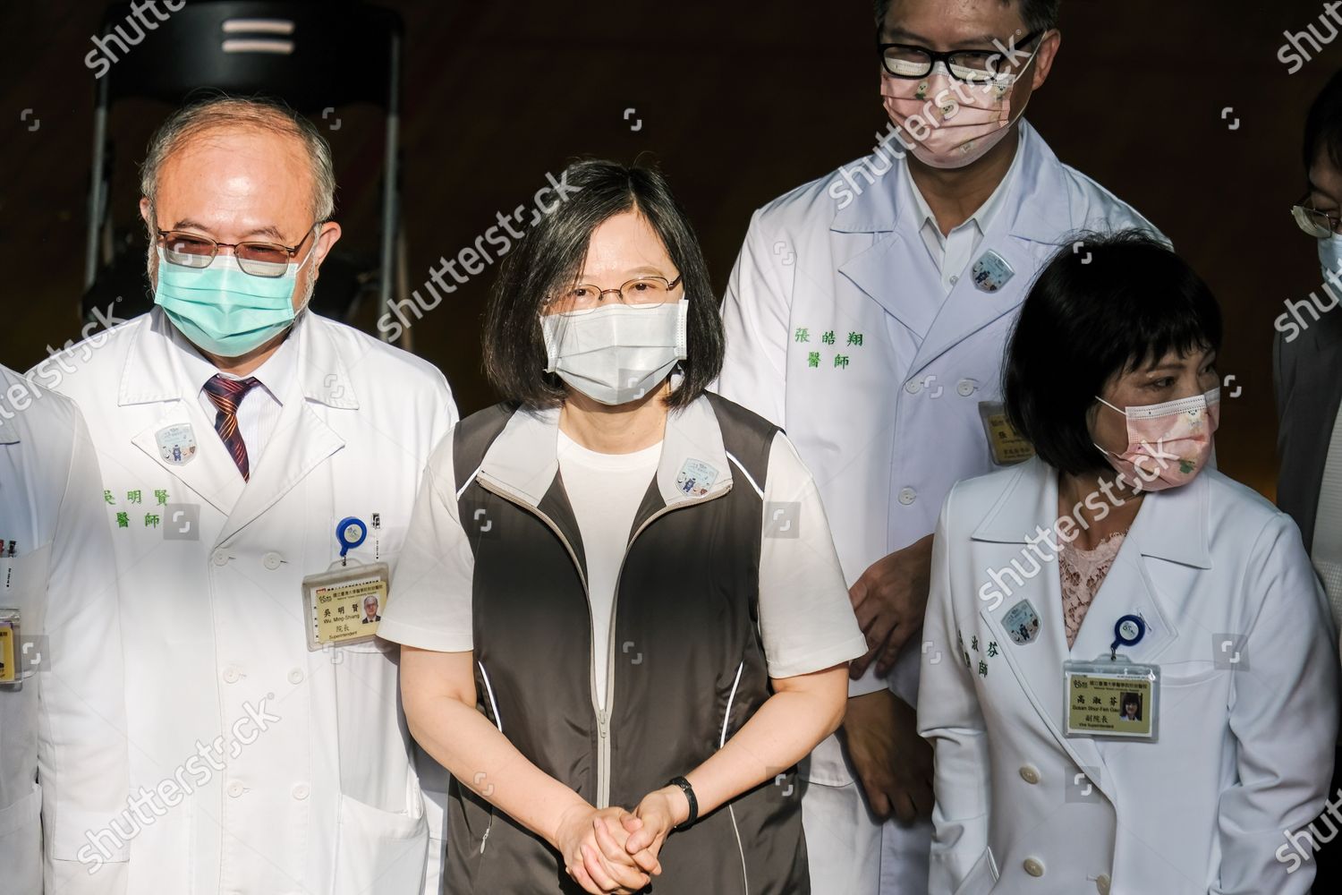 Taiwanese President Tsai Ingwen C Poses Editorial Stock Photo Stock