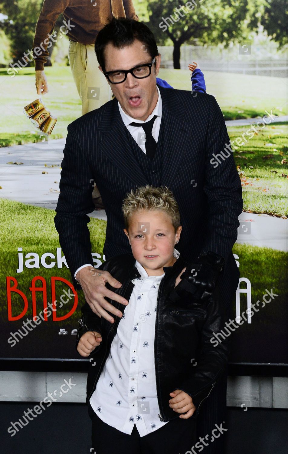 Cast Members Johnny Knoxville Jackson Nicoll Editorial Stock Photo Stock Image Shutterstock