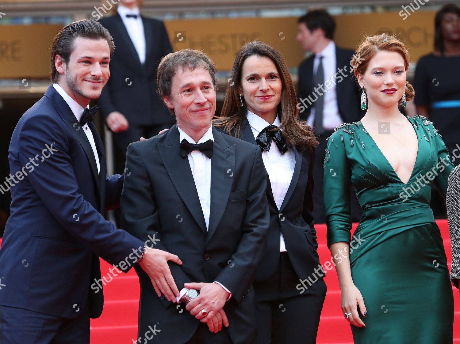 L R Gaspard Ulliel Bertrand Bonello Editorial Stock Photo Stock Image