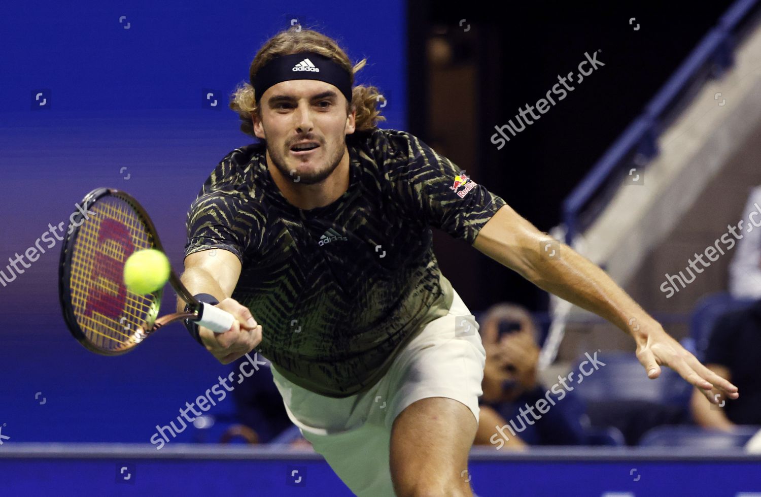 Stefanos Tsitsipas Greece Hits Return Adrian Editorial Stock Photo