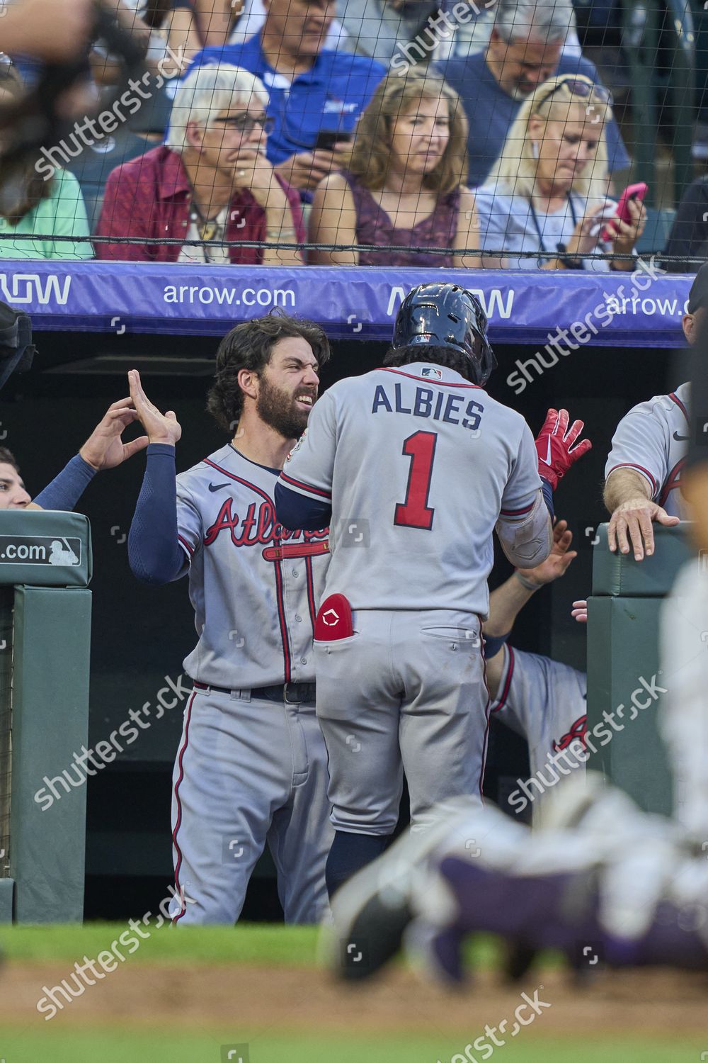 Atlanta Second Baseman Ozzie Albies 1 Editorial Stock Photo Stock