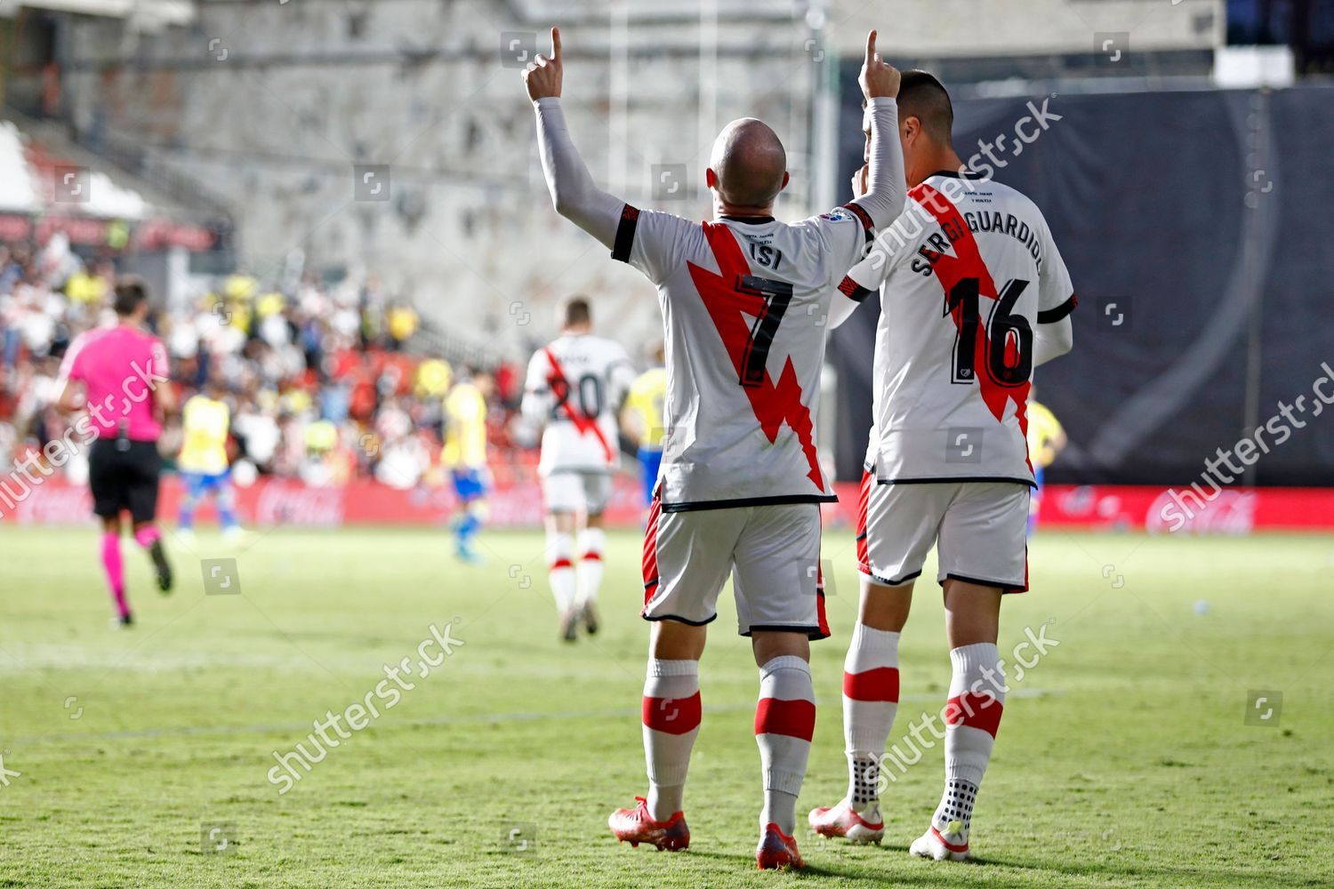 Isi Palazon Rayo Vallecano Celebrate Goal Editorial Stock Photo Stock