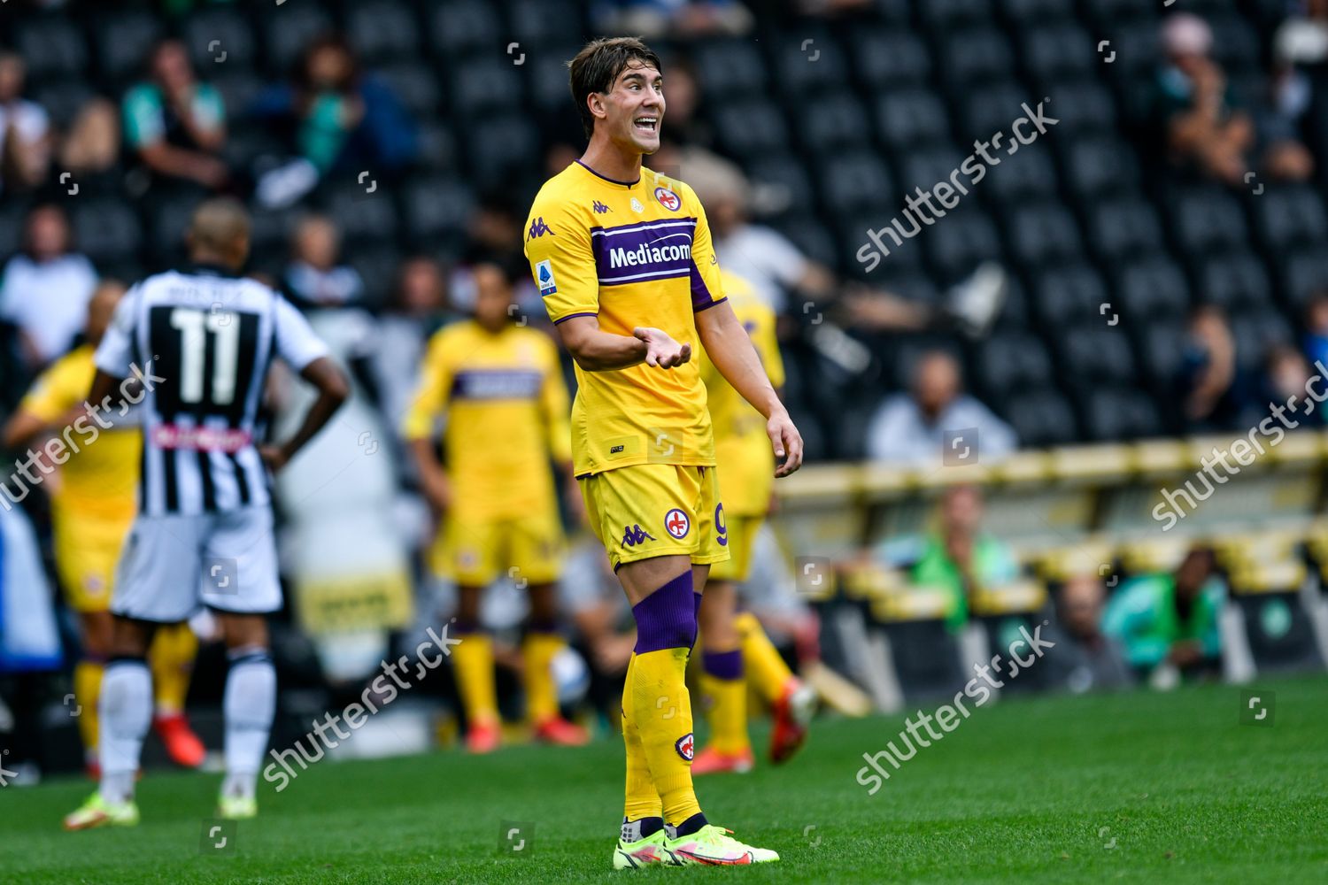 Dusan Vlahovic Acf Fiorentina Editorial Stock Photo Stock Image