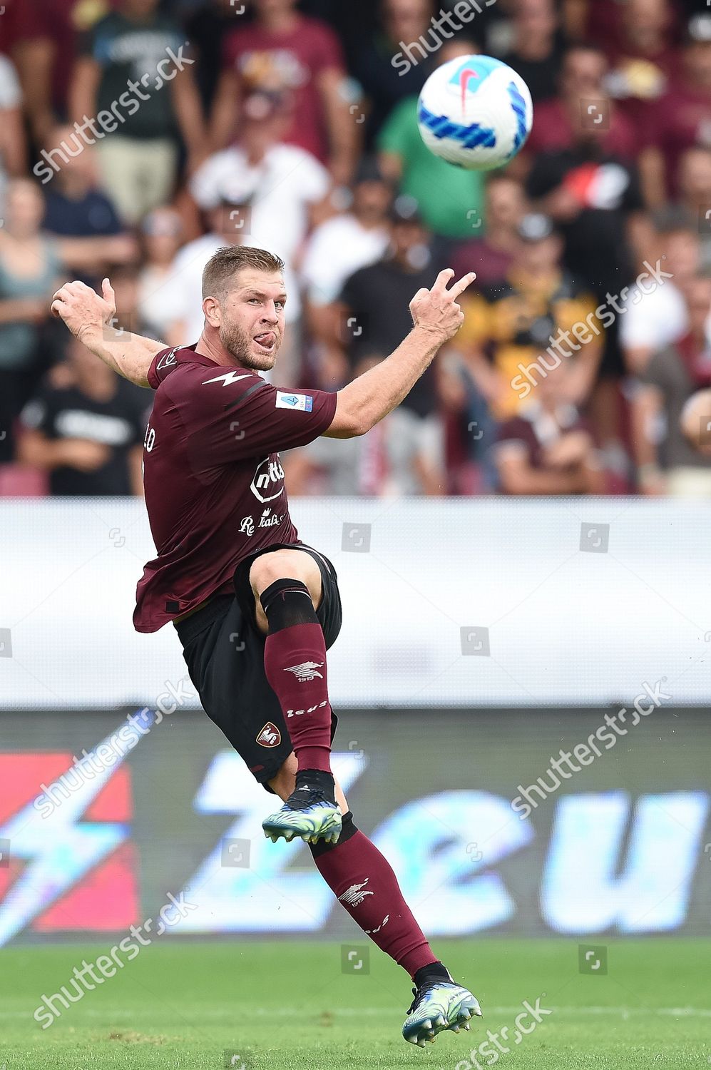 Riccardo Gagliolo Us Salernitana 1919 During Editorial Stock Photo