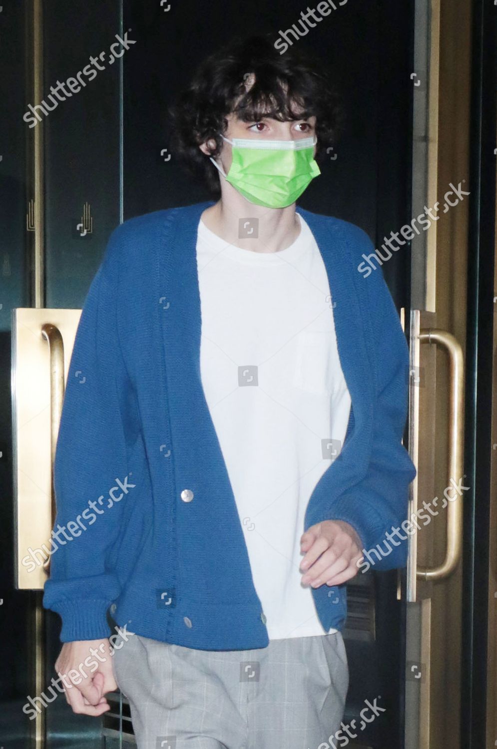 Finn Wolfhard Seen After Appearance On Editorial Stock Photo Stock