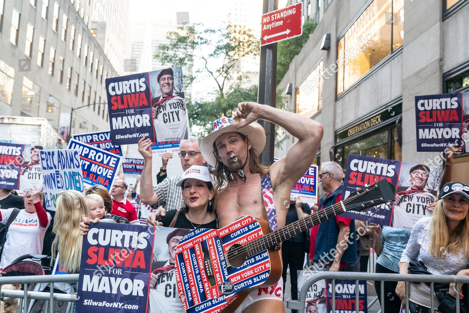 Robert John Burck Known Naked Cowboy Editorial Stock Photo Stock